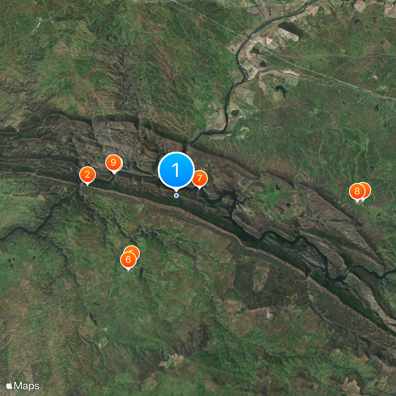 Parc national de Monfragüe Carte