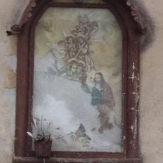 Catholic church building, mural, Work of art