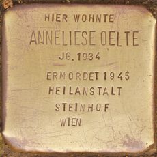 Stolperstein dedicated to Anneliese Oelte