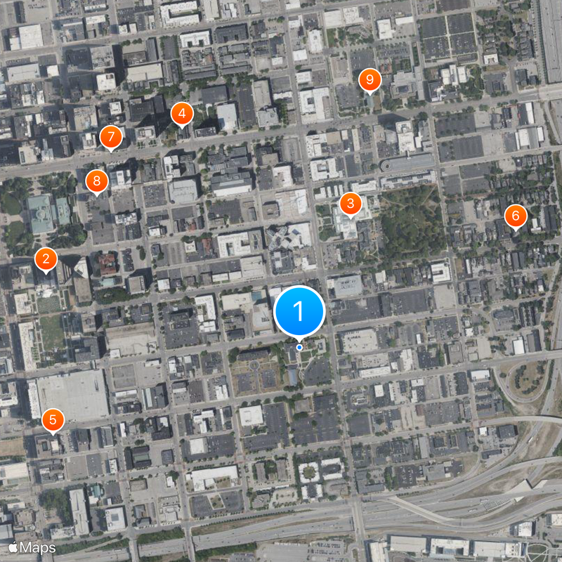 Franklin University Map