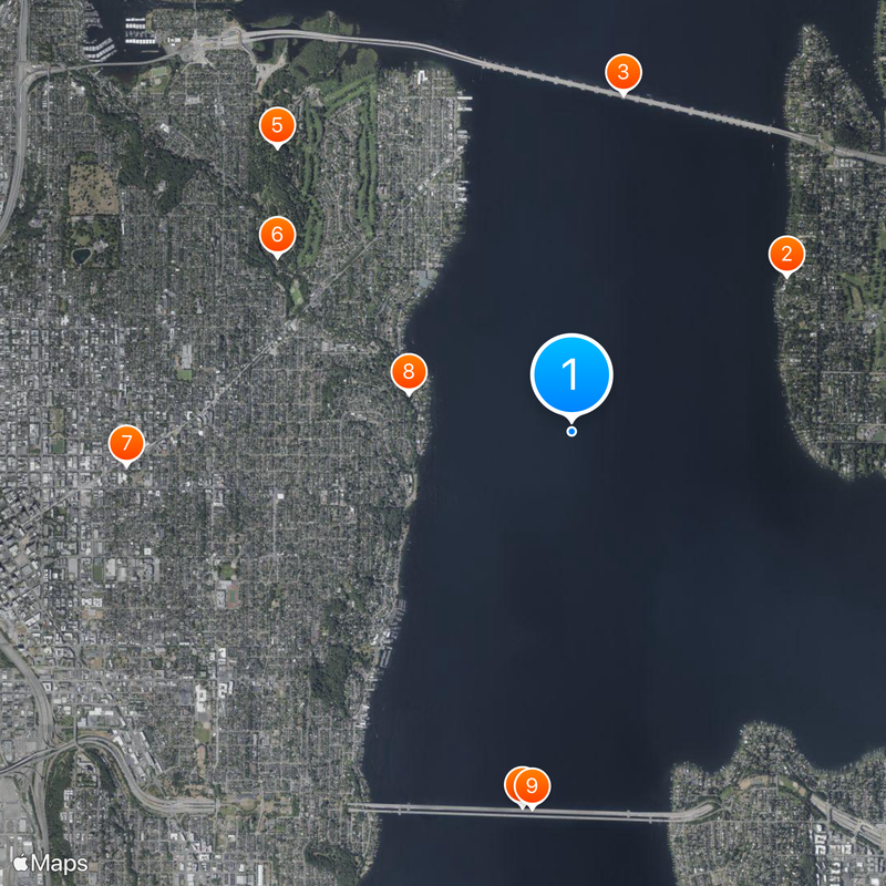 Lake Washington Map