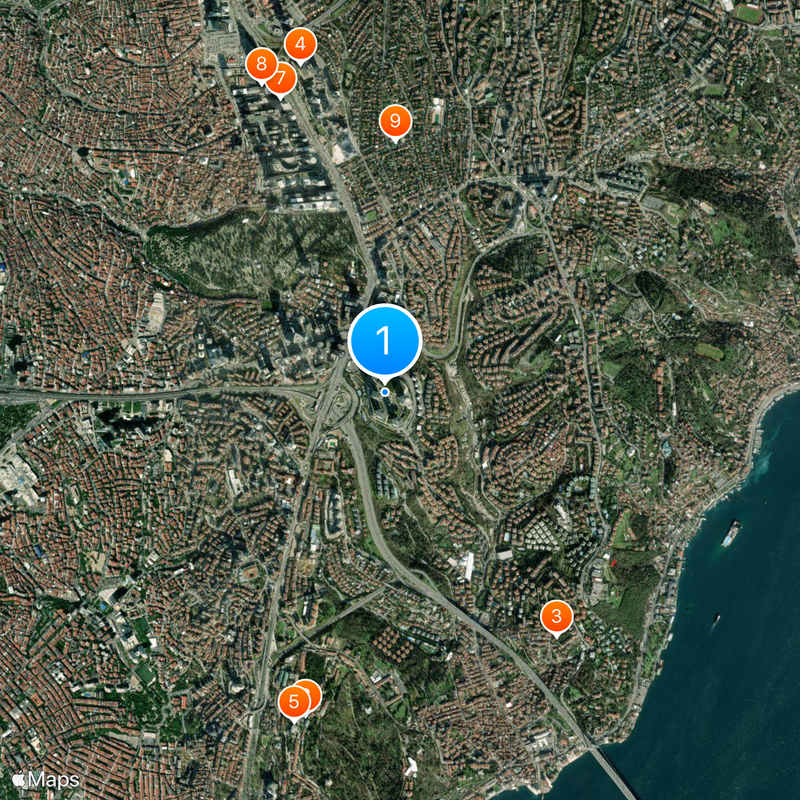 Zorlu Center Map