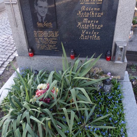 Grave of Čestmír and Jan Košatka