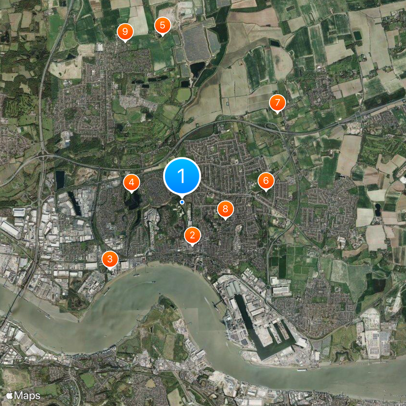 Thames Gateway Map