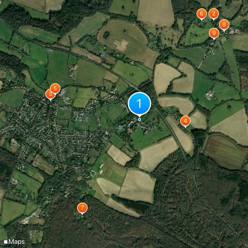 The Oratory School Map