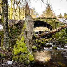 Most přes přeliv Romavského mlýnského rybníka