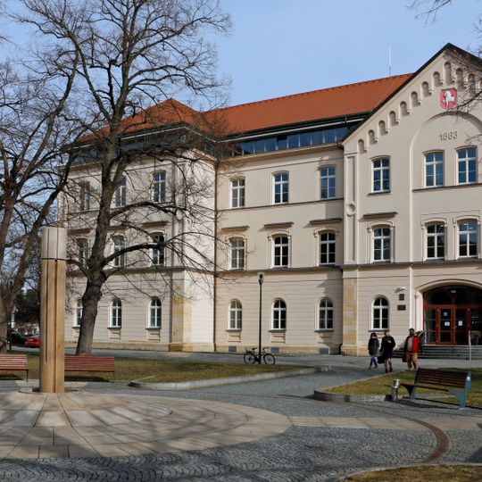 Fontána na Komenského náměstí v Pardubicích