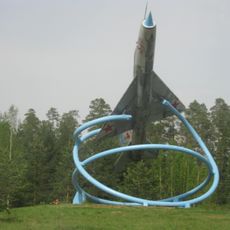 MiG-21 monument in Tikhvin