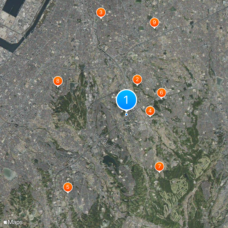 Senboku New Town Map
