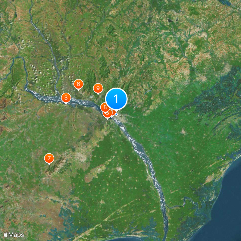 National Highway 65 Map