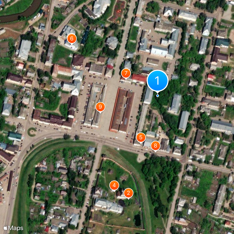 Iouriev-Polski Carte