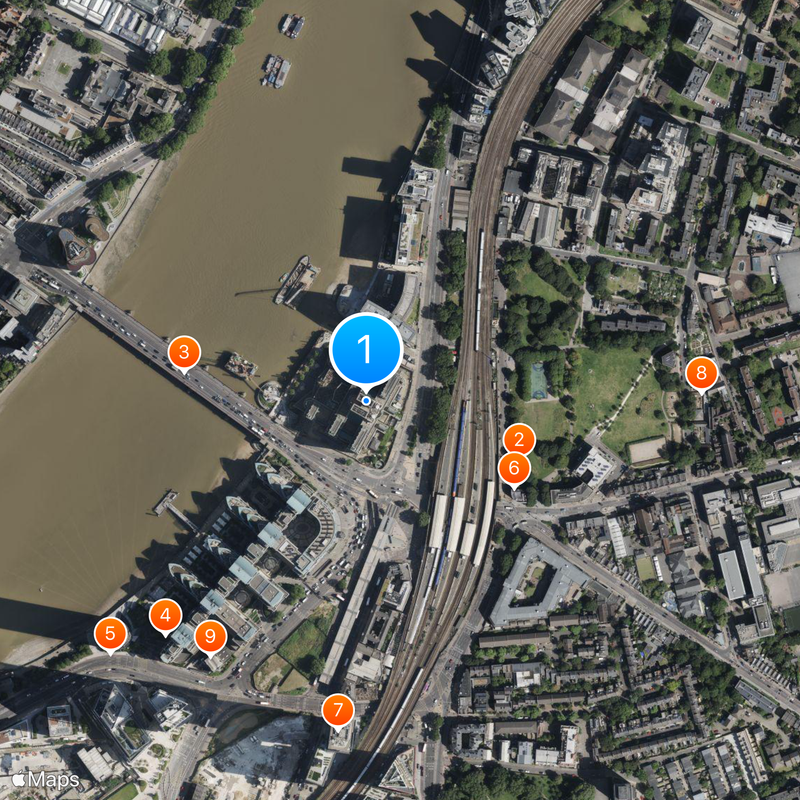 Edificio del MI6 Mapa