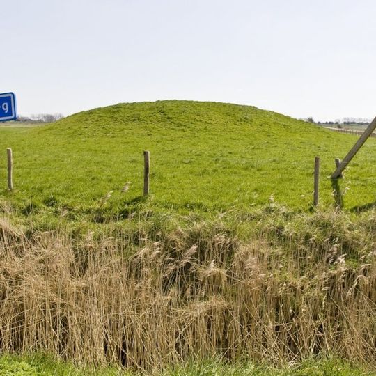 Terrein waarin een vluchtberg/kasteelberg