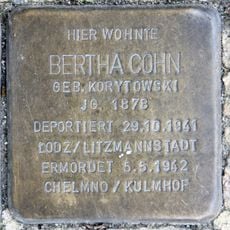Stolperstein en memoria de Bertha Cohn