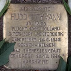 Stolperstein dedicated to Hugo Heymann