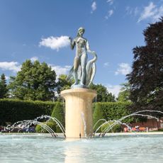 Fountain with the statue of Leda and the Swan in Poděbrady