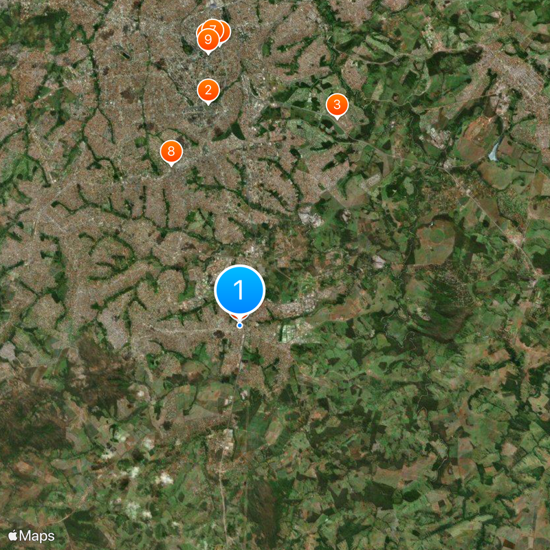 Aparecida de Goiânia Mapa