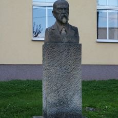 Bust of T. G. Masaryk in Martinice