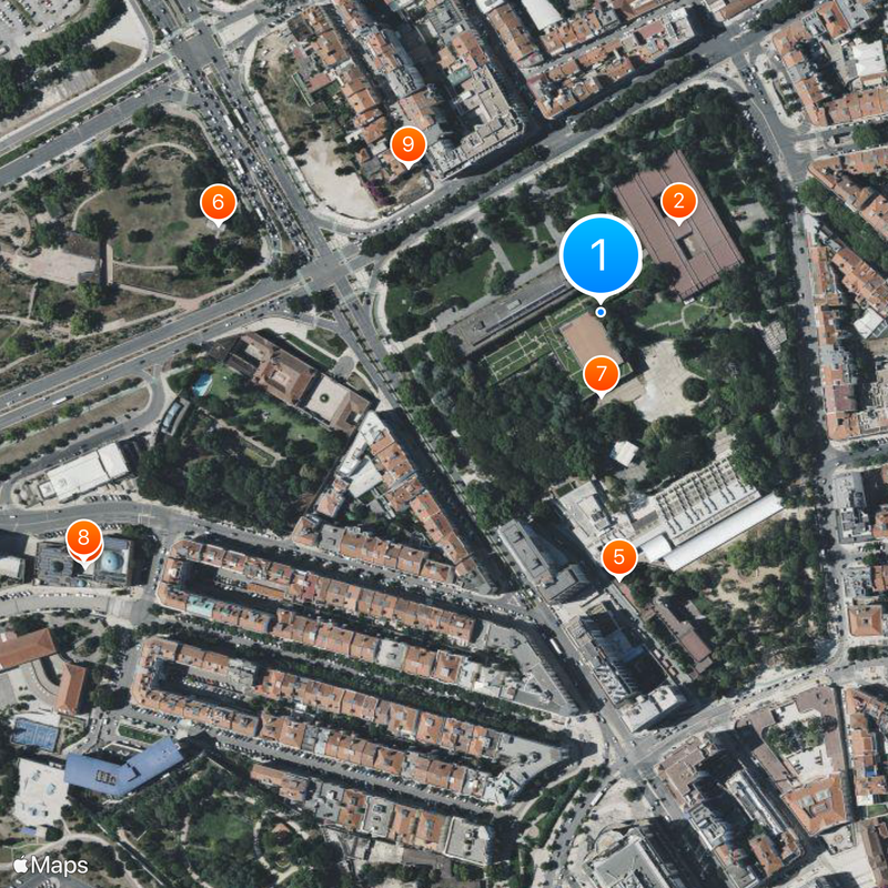 Calouste Gulbenkian Foundation Map