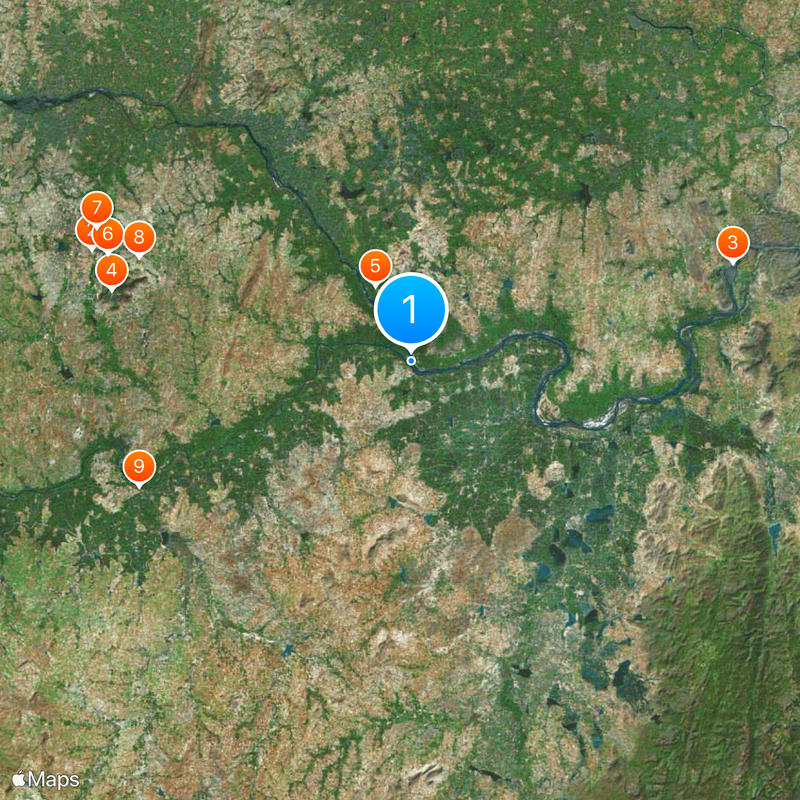 Kabini River Map