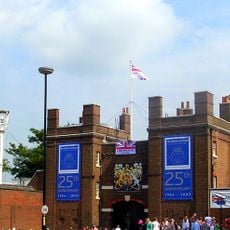 Main Gate And Attached Dockyard Perimeter Wall To South West