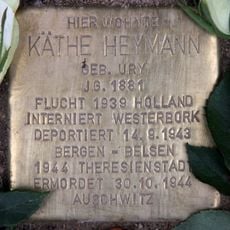 Stolperstein dedicated to Käthe Heymann