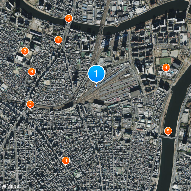 Sumidagawa Station Map