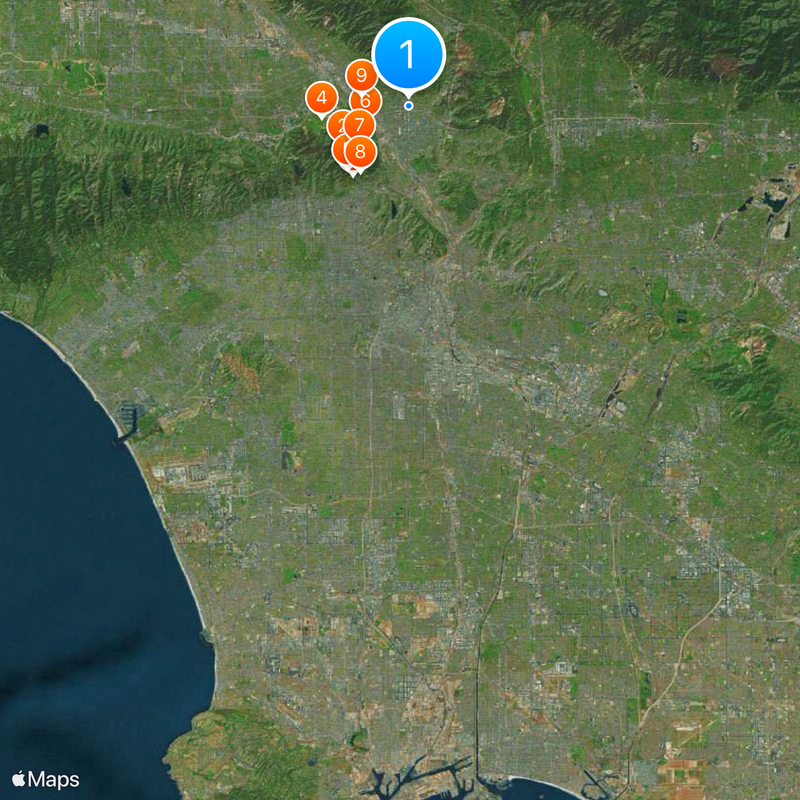 Ventura Freeway Map