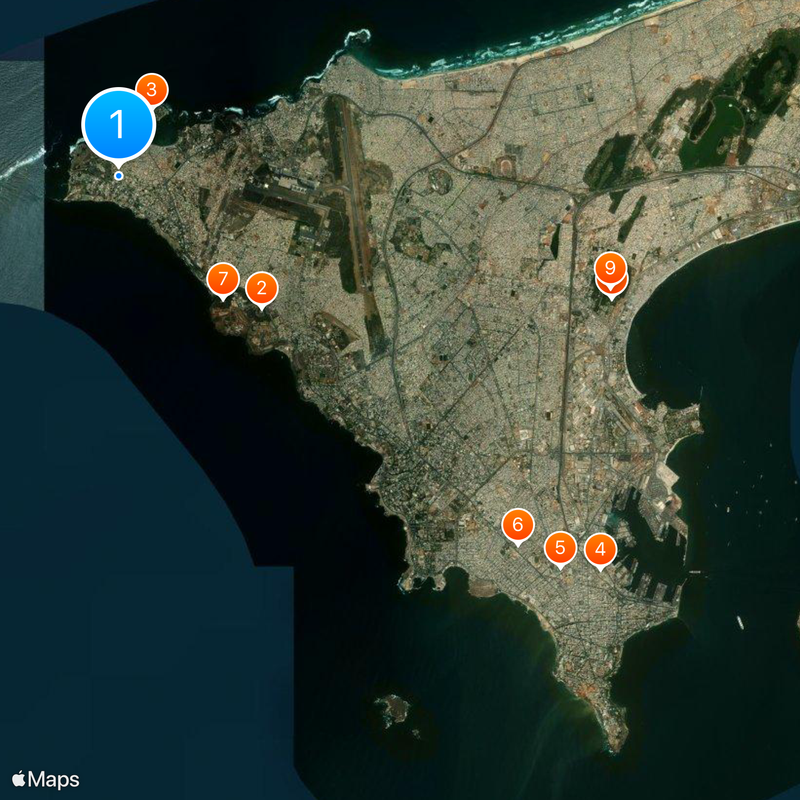 Cap-Vert Map