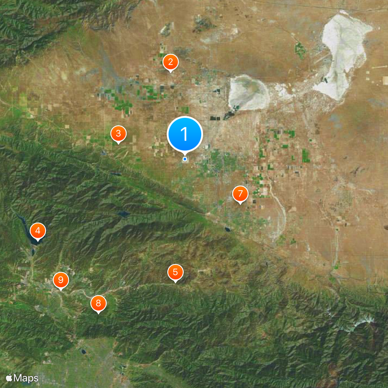 California State Prison, Los Angeles County Map