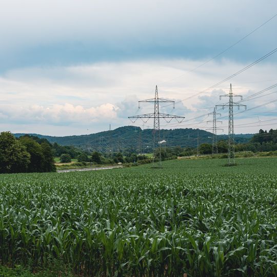 Gackelsberg und Hirschberg suedllich von Limbach