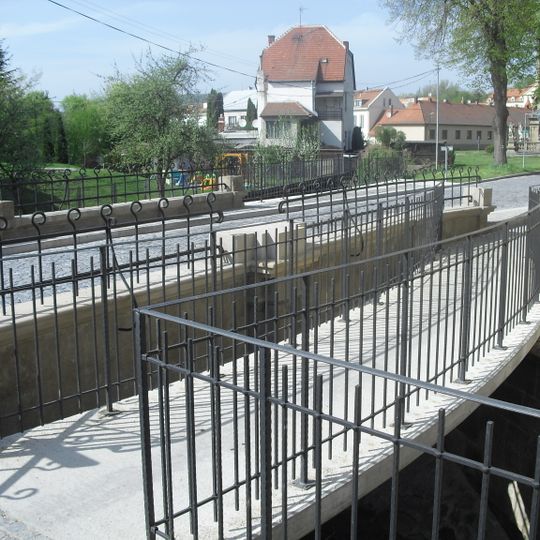 Bridge of road III/42821 over the Salaška in Velehrad