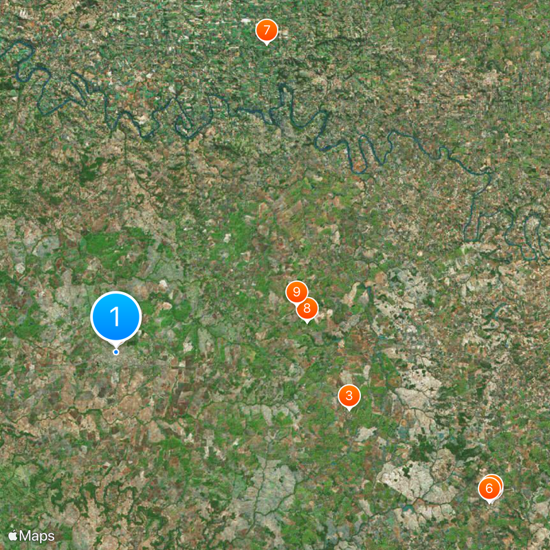 São Luiz Gonzaga Map