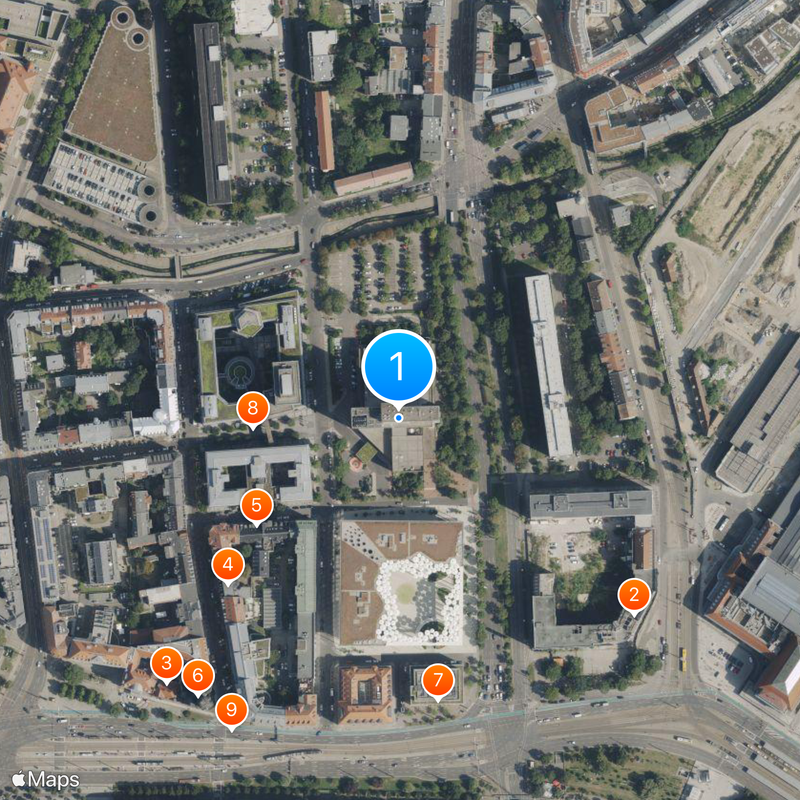Hotel The Westin Leipzig Map