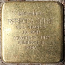 Stolperstein en memoria de Rebecca Selke