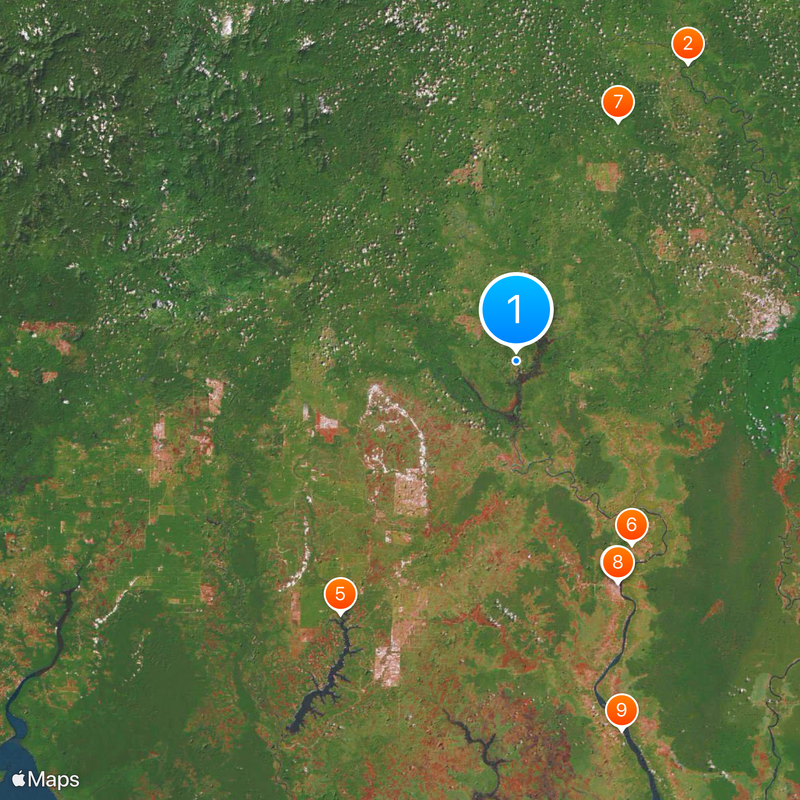 Kotawaringin Timur Karte