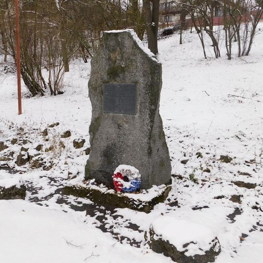 Pomník Vasila Alexejeviče Charabažije v Hodkovičkách