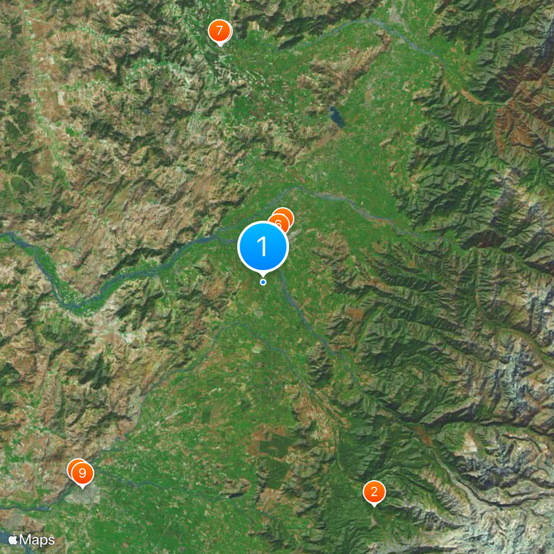 Concha y Toro Map