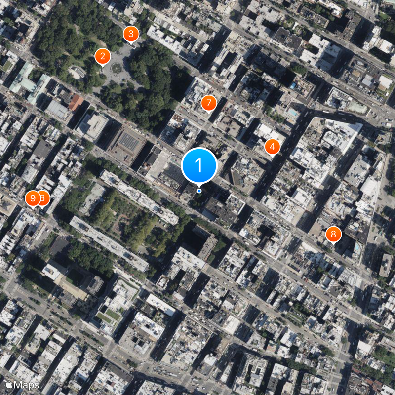 Courant Institute of Mathematical Sciences, NYU Map