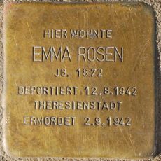 Stolperstein dedicated to Emma Rosen