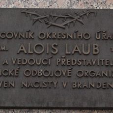 Pamětní deska Aloise Lauba v Příbrami