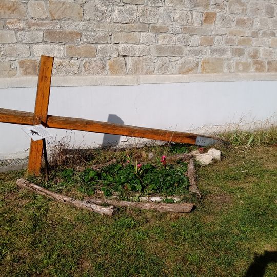 III. zastavení křížové cesty u kostela na Hluboké