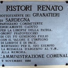 Lastra al sottotenente Renato Ristori
