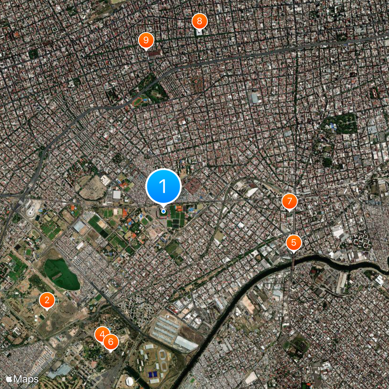 Estadio Pedro Bidegain Map