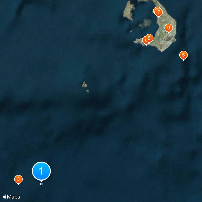 Morze Kreteńskie Mapa