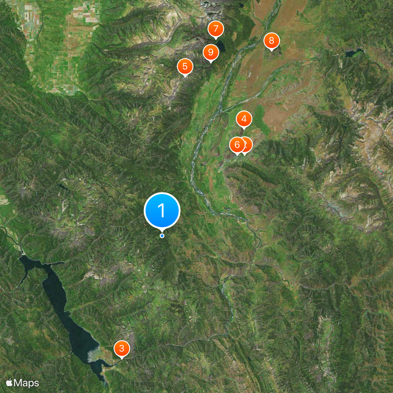 Rocky Mountains Map