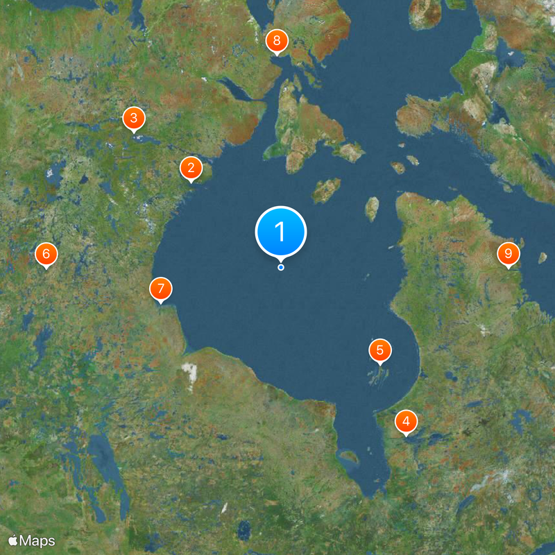 Hudson Bay drainage basin Map
