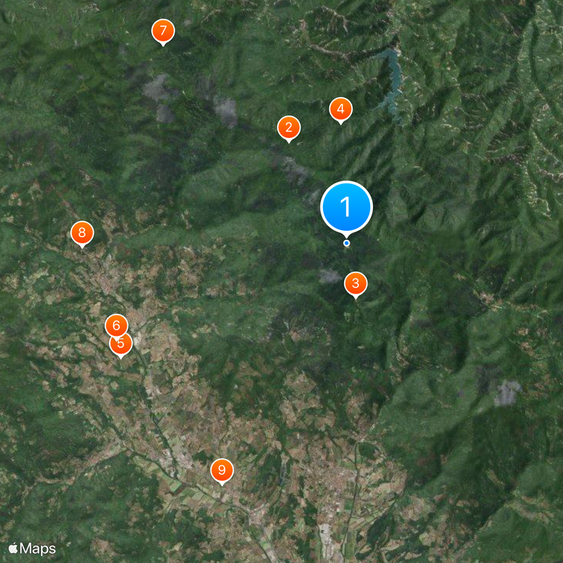 Hermitage of Camaldoli Map