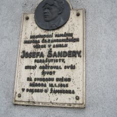 Plaque of Josef Šandera