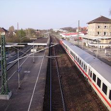 Station building at Weißenburg (Bay) station